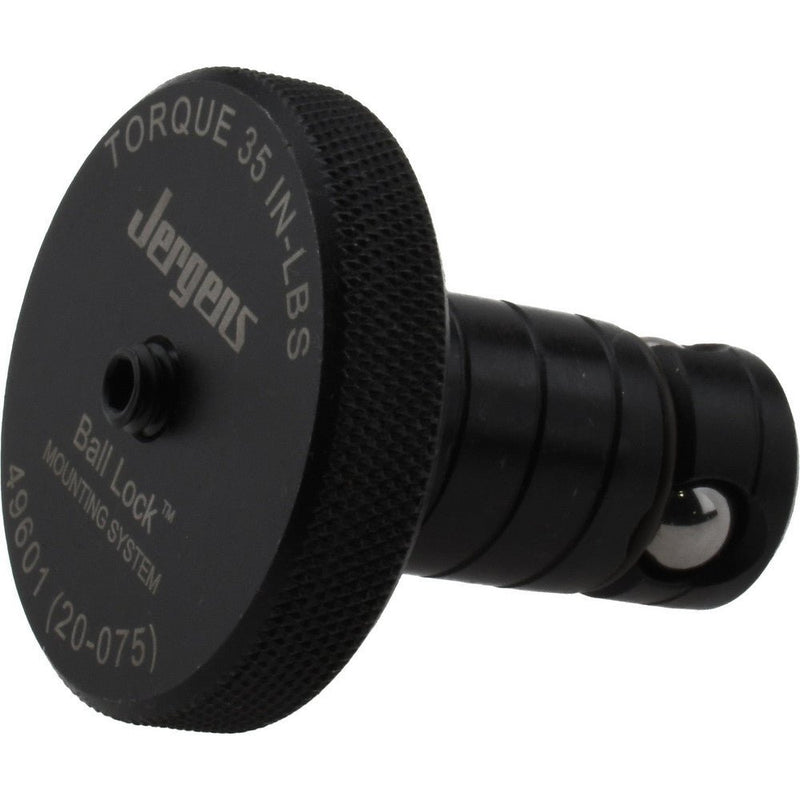 Jergens 49601 Modular Fixturing Shank: Ball Lock, 20 mm Shank Dia, Steel - WesTorque