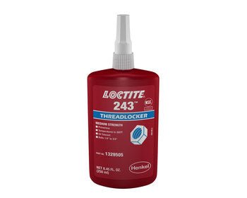 Loctite 243 Blue Threadlocker IDH:1329505 - Medium Strength - 250 ml Bottle - 43898 - WesTorque