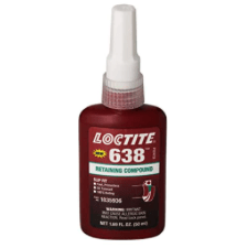 Loctite 638 Maximum Strength Retaining Compound, Green, 50mL Bottle - 1835936 - WesTorque