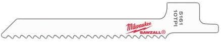 Milwaukee Tool 3 5/8in 10tpi Sawzall Blade 48-00-5161 - WesTorque