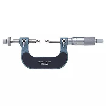 Mitutoyo 124 - 173 0 - 25/.01MM Gear Micrometer - WesTorque