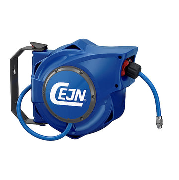 Cejn 19-911-2121 Closed Safety Hose Reel 5/16" PUR Hose 55.5' OAL 1/4" Male NPT Safety-Brake Rewind