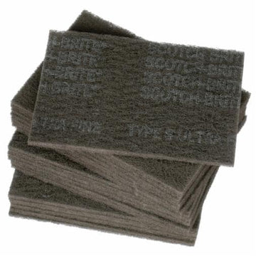 3M Scotch-Brite Hand Pad 7448, HP-HP, SiC Ultra Fine, Gray, 6 in x 9 in, 20/Carton - 50048011040283