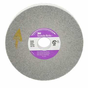 3M 18825 Scotch-Brite EX3 Deburring Wheel, X3-WL, 9S Fine, 6 in x 1 in x 1 in