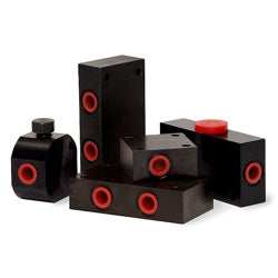 Cejn 19-950-1684 Distribution Block - 2-Way "L" - 1/4" Female BSPP (CMS) Price Per 1