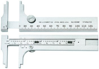 Starrett 1025ME - 130 Pocket Slide Caliper - 130mm 65860 - WesTorque
