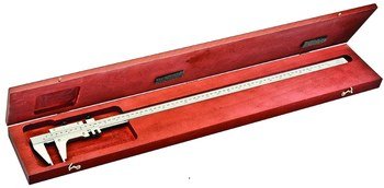 Starrett 123EMZ - 24 Vernier Caliper 0 - 24"/600mm - .001"/.0.02mm Grad 50538 - WesTorque