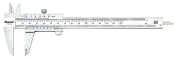 Starrett 125MEA - 6/150 Caliper - Vernier - Metric/English Range 6"/150mm Grad .001"/.02mm 61660 - WesTorque