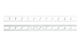 Starrett 1604R - 6 Stainless Steel Rule - 6" - 4R Grads 53210 - WesTorque