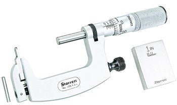 Starrett 220XFL - 2 Micrometer - Multi - Anvil - 1 - 2" 66433 - WesTorque