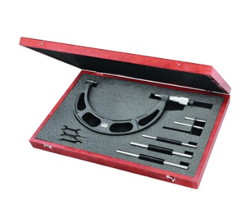 Starrett 224.1DRLZ Interchangeable Anvil Micrometer 12 - 16" W Case 72702 - WesTorque