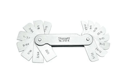 Starrett 279 Fillet Or Radius Gage - .020 - .400" Range 51314 - WesTorque