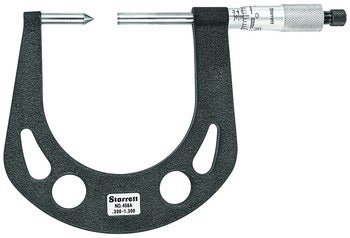 Starrett 458MBXRS Micrometer - Disc Brake - Metric 25 - 50mm 67541 - WesTorque