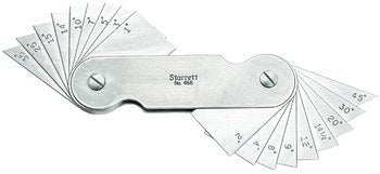 Starrett 466 Angle Gage - 18 Leaves 52463 - WesTorque