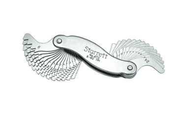 Starrett 473 Screw Pitch Gage - 6 - 60 Tpi - 30 Leaves 52485 - WesTorque