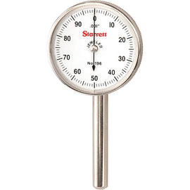 Starrett 196B1 Dial Test Indicator- 0-100 Dial 50699