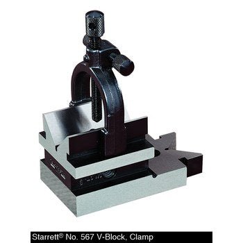 Starrett 567 V Block & Clamp - Complete Set 52588 - WesTorque