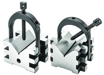Starrett 568C V - Blocks (2) & Clamps (Matching Pair) 52592 - WesTorque