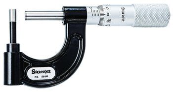 Starrett 569MBXP Tube Micrometer - 0 - 25mm - 0.01mm Grad 66440 - WesTorque