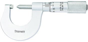 Starrett 575MAP Screw Thread Micrometer - 0 - 25mm - 3 - 4mm Pitch 56321 - WesTorque