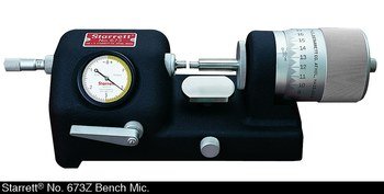 Starrett 673XZ Bench Micrometer - 0 - 2" - .0001" Grads 67191 - WesTorque