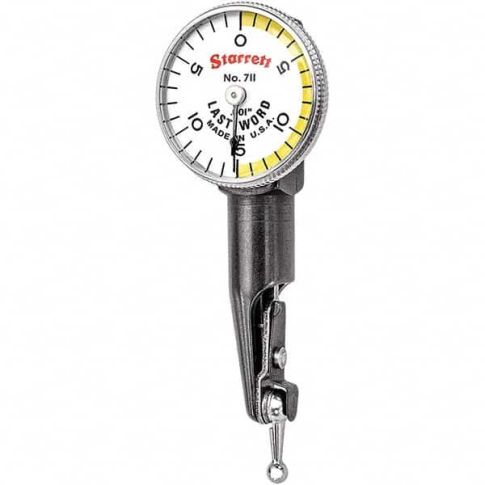 Starrett 711MGPSZ Metric Dial Test Indicator Set - 0 - 35 - 0 - 0.01mm Grad 52946 - WesTorque