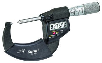 Starrett 760.1MEFL Micrometer - Screw Thread (Metric) 72811 - WesTorque