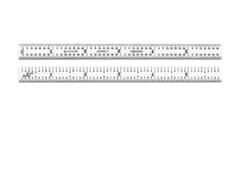Starrett C636 - 1000 W/SLC Steel Rule w/Standard Letter Of Certification - Spring - Tempered - 1000mm - 36 Grads 66892 - WesTorque