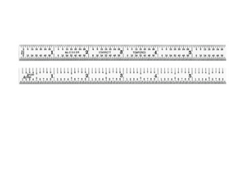 Starrett CH404R - 24 Hook Rule - 24" - 4R Grad - Heavy Spring Tempered 51494 - WesTorque