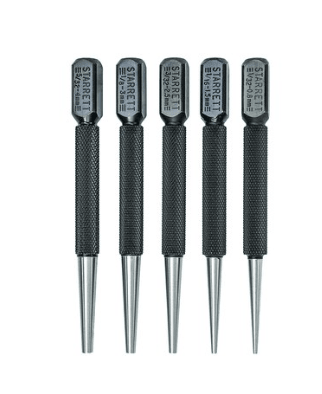 Starrett S800PC Nail Set - Set 0F 5 - Square Head - In Case 64131 - WesTorque