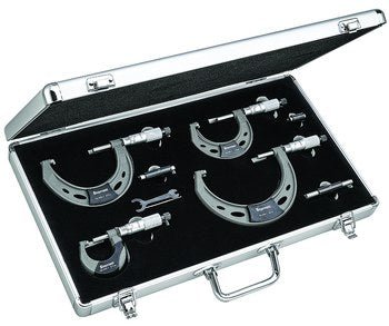 Starrett ST444.1CXRLZ Micrometer Set - 0 - 6" 72532 - WesTorque