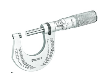 Starrett T232XRL Micrometer - Outside - 0 - 1/2" 50968 - WesTorque