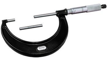 Starrett T436RLS - 3 1/2 Automotive Crankshaft Micrometer - 1 - 1/2" - 3 - 1/2" 65493 - WesTorque