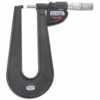 Starrett W764.1AXFL Sheet Metal Micrometer - Electronic - Wireless 60597 - WesTorque
