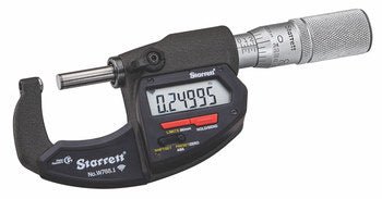 Starrett W788.1XFL Electronic Micrometer - Round Anvil - Wireless 60603 - WesTorque
