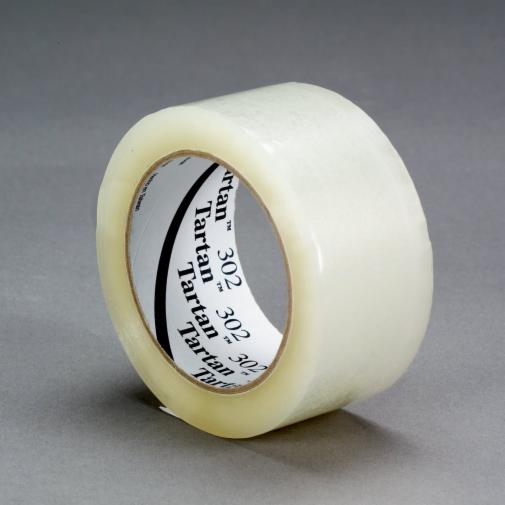 Tartan Box Sealing Tape 302, Clear, 48 mm x 100 m, 36 Rolls/Case - WesTorque