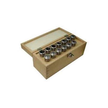 TOOLMEX 8 - 708 - 8669 R8 Metric Collet Set, 19 Pieces, 2mm to 20mm by 1mm - WesTorque
