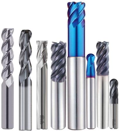 YG - 1 85595TE 5 FLUTE STUB LENGTH 45 DEG HELIX TIALN - EXTREME COATED CARBIDE 5/8 x 5/8 x 3/4 x 3 Carbide End Mill Price Per 1 - WesTorque