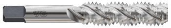 YG - 1 L7375 3 FLUTE SPIRAL POINTED PLUG BRIGHT FINISH TAP FOR MULTI PURPOSE - METRIC M8 - 1, D5 Price Per 1 - WesTorque
