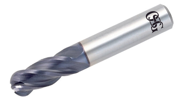OSG HP441-0984-BN CARBIDE 2.5MM X 3MM 4FL BALL HP TiALN