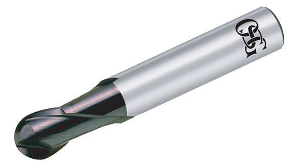 OSG 91100211 R1.0MM X 2.0MM 2FL EXOCARB-MAX STUB BALL