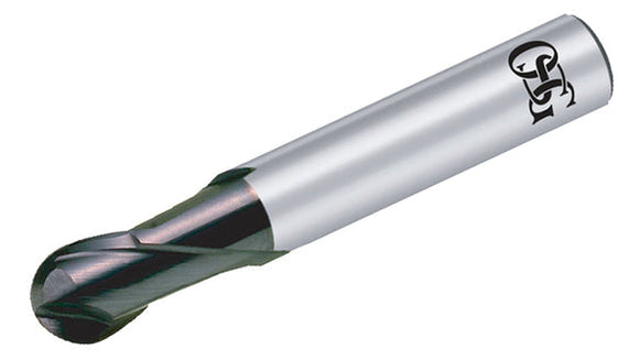 OSG 91100411 R2.0MM X 4.0MM 2FL EXOCARB-MAX STUB BALL