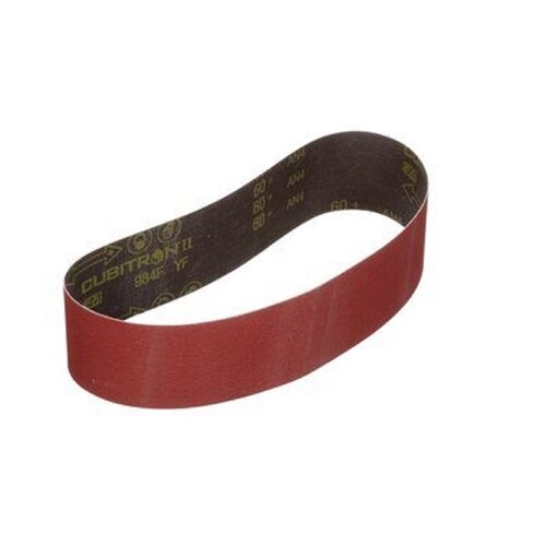 3M Cubitron II Cloth Belt 984F, 36+ YF-weight, 3 in x 79 in, Film-lok, Single-flex (Price Per Belt)