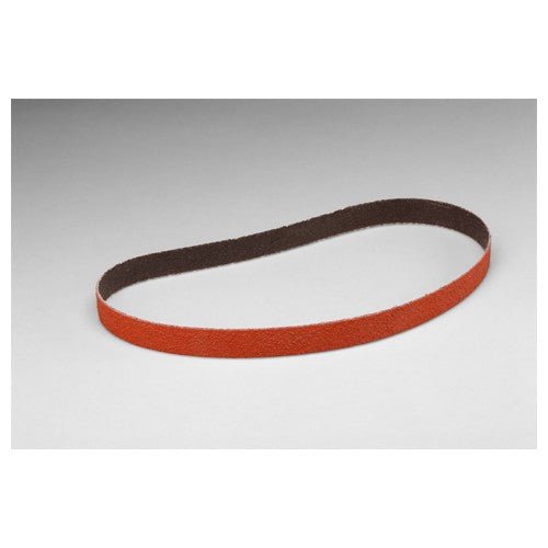 3M Cubitron II Cloth Belt 984F, 36+ YF-weight, 1/2 in x 24 in,Fabri-lok, Single-flex, 50/Carton - WesTorque