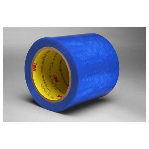 3M Polyester Tape 8901, Blue, 4 in x 72 yd, 0.9 mil, 8 rolls per case - WesTorque