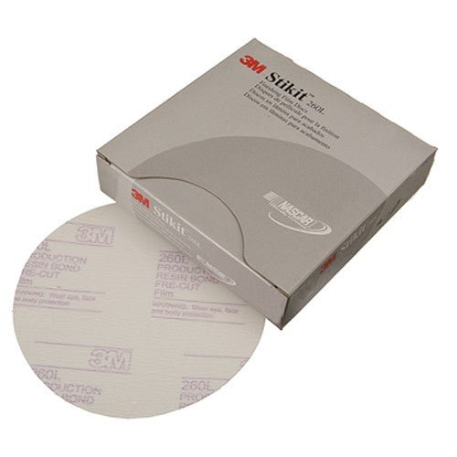 3M Stikit Finishing Film Abrasive Disc 260L 01319 6 in P1000 100 discs per carton 4 cartons per case - WesTorque
