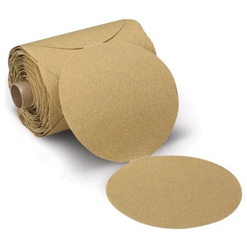 3M Stikit Paper Disc Roll 236U, P240 C-weight, 5 in x NH, Die 500X, 100 Discs/Roll, 4 Rolls/Case - WesTorque