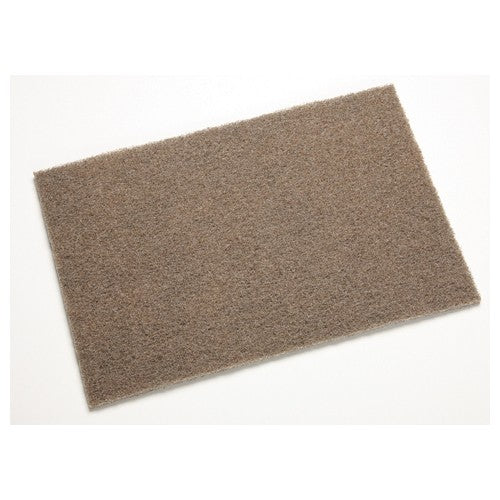 Scotch-Brite Heavy Duty Hand Pad 7440B, HP-HP, A/O Medium, Tan, 6 in x 9 in, 40 ea/Case, Bulk