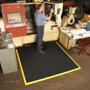 557 CUSHION-EASE ERGO 5'4" x 5'4" Black w/ Yellow Ramps-2