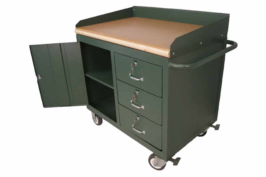 Pollard Brothers 165C-Fpt Cabinet Mobile Maintenance Bench 36" X 24" 30" X 48"